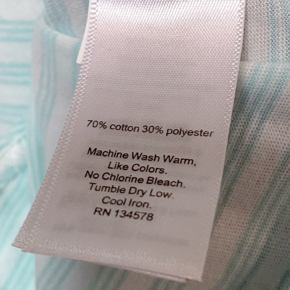 Vineyard Vines Crystal Blue Stripe Vintage Whale Hoodie T - Picture 10 of 12